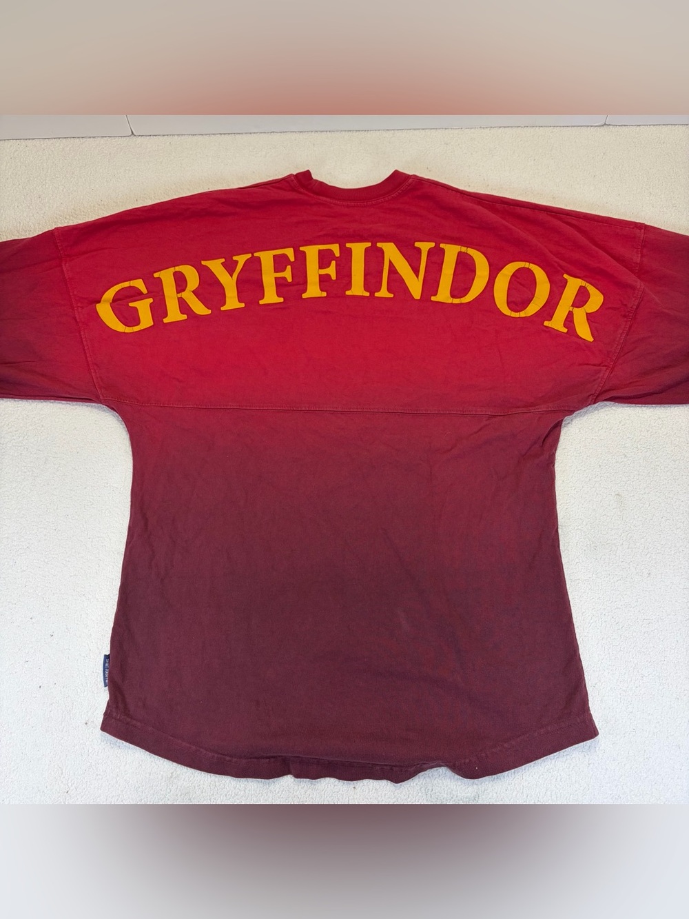 Harry Potter Wizarding World Gryffindor Spirit Jersey XS Long Sleeve Tee